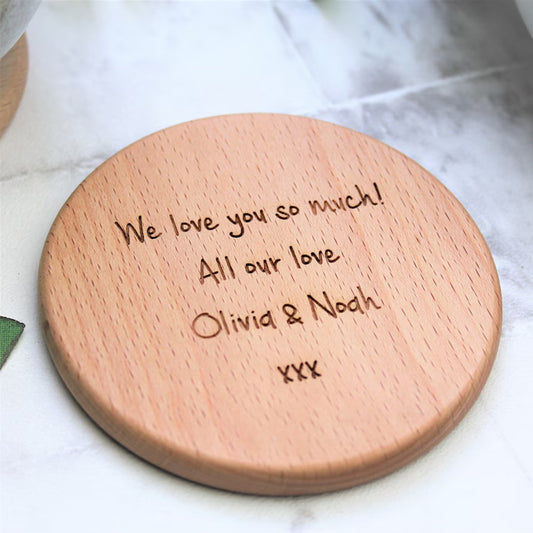 Mother's Day Wooden Coaster
