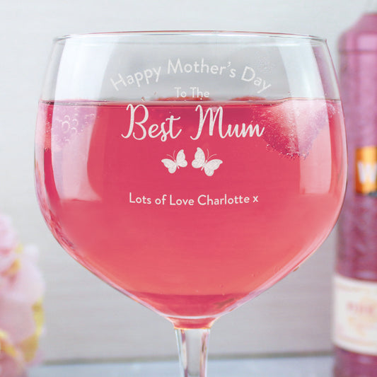 Personalised Gin Glass